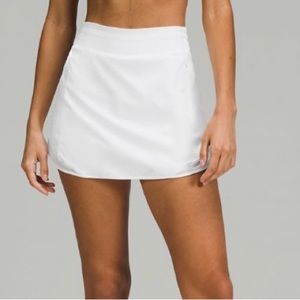 Lululemon Hotty Hot HR Skirt in White